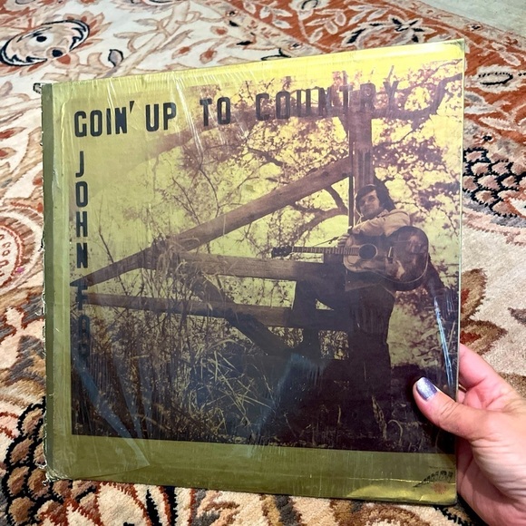 John Faron LP, titled "Goin' Up To Country," vintage vinyl record rare